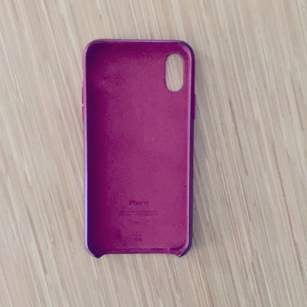 Genuine IPhone XS leather case